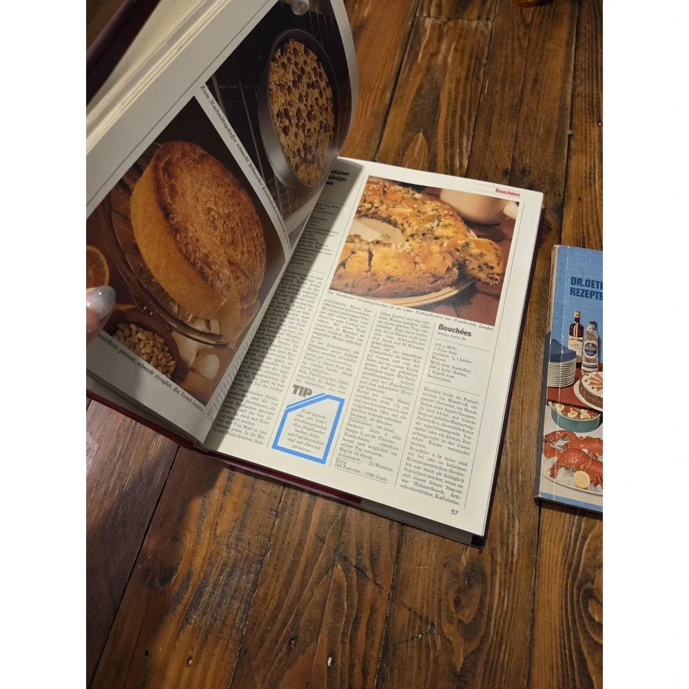 3 German‎ Cookbooks Lot Dr.Oetker (2) Lingen (1)